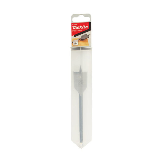 MAKITA 26 X 150mm Flat Wood Spade Bit - 1 4 Hex E-17295