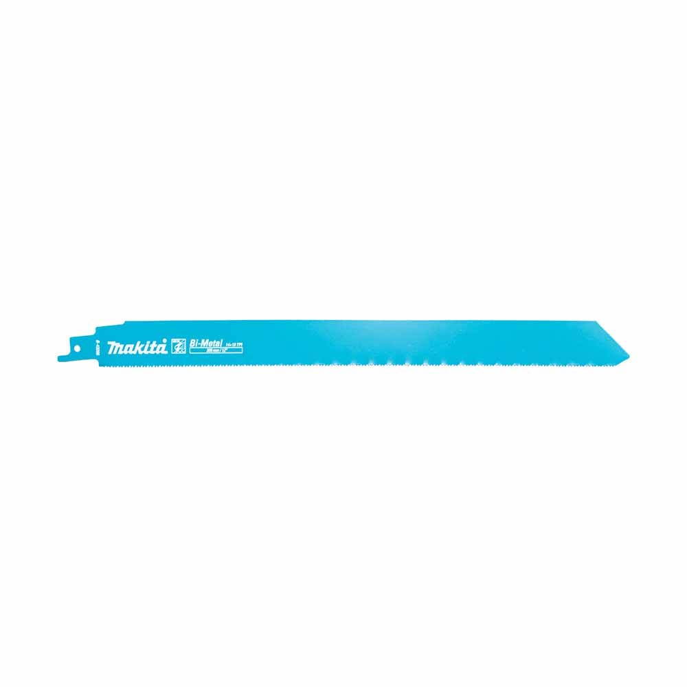 MAKITA 305mm 1.1T 14-18TPI Bi-Metal Reciprocating Blade for Wood Metal - 5 Piece B-43206