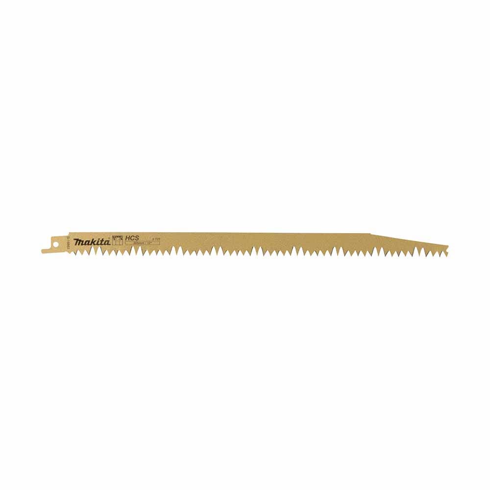 MAKITA 305mm 1.5T 5TPI HCS Reciprocating Blade for Wood Metal - 5 Piece B-16863