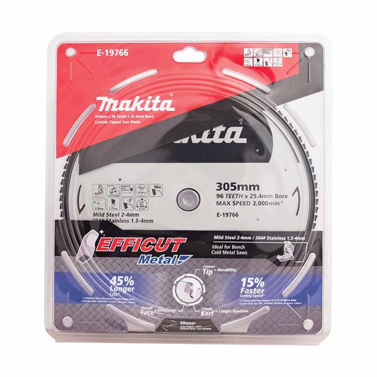 MAKITA 305mm 96T TCT Circular Saw Blade for Metal Cutting E-19766