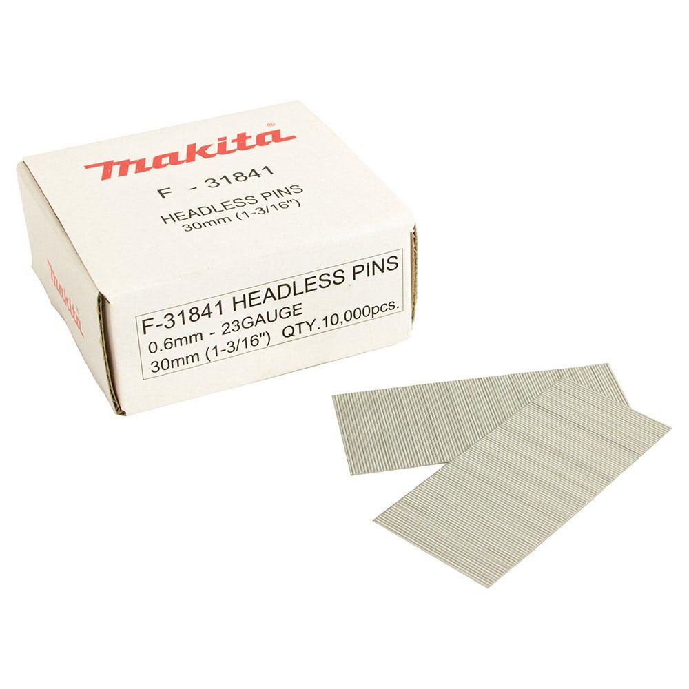 MAKITA 30 x 0.6mm 23GA BR Nail Pin 10000Box PT354D F31841
