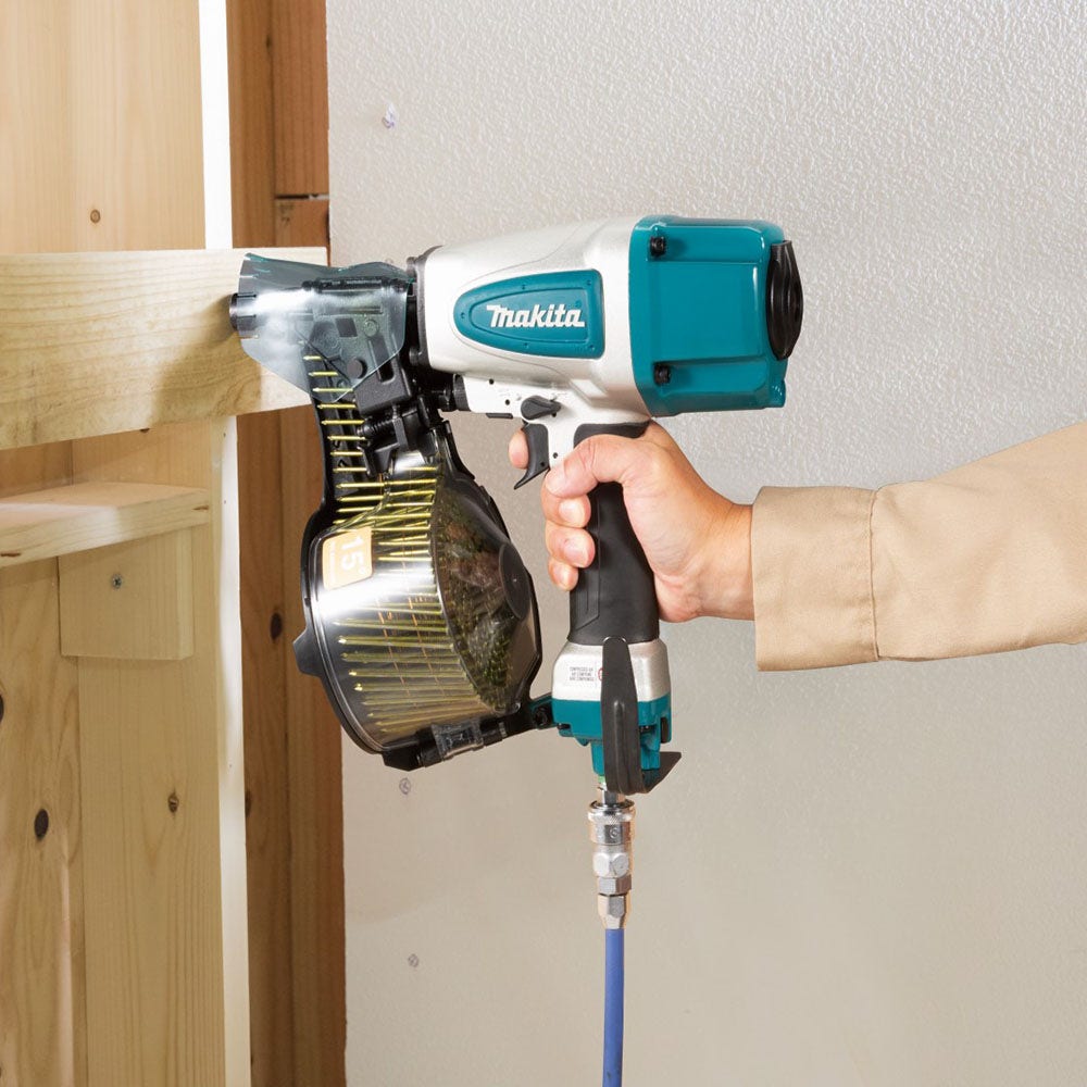 MAKITA 32-65mm Construction Air Nailer Coiler AN613