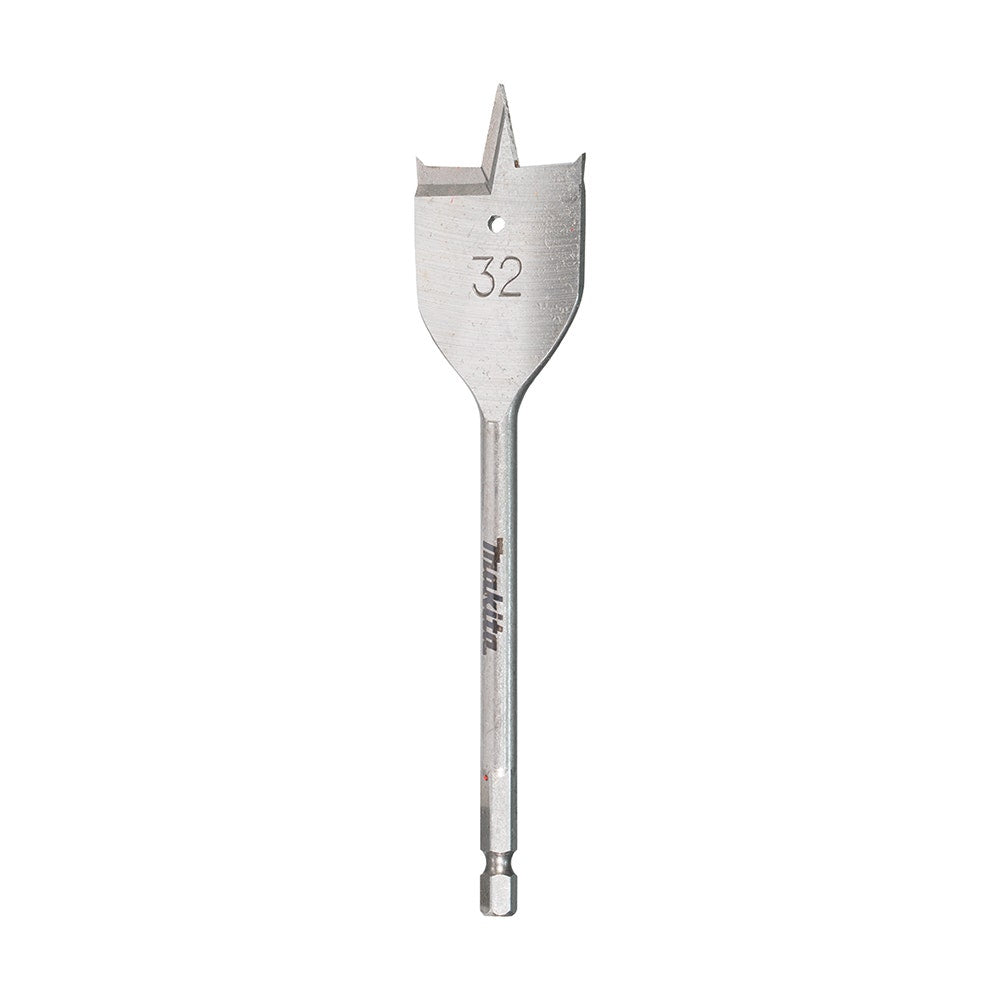 MAKITA 32 X 150mm Flat Wood Spade Bit - 1 4 Hex E-17326