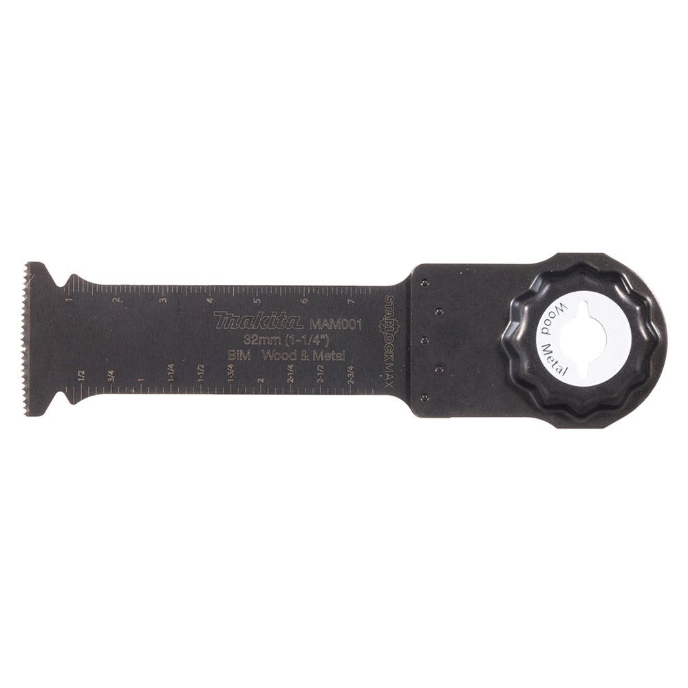 MAKITA 32mm Starlock Max Multi-Tool for Wood and Metal Plunge Saw Blade B-66400