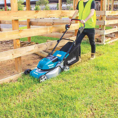 MAKITA 36V (18Vx2) 2 x 6.0Ah 460mm Lawn Mower Kit DLM464PG2
