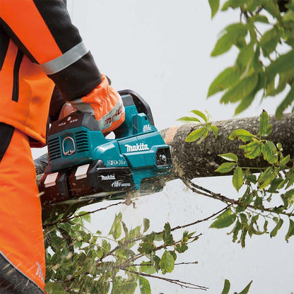 MAKITA 36V (18Vx2) Brushless 2 x 5.0Ah 300mm Top Handle Chainsaw Kit DUC306PT2
