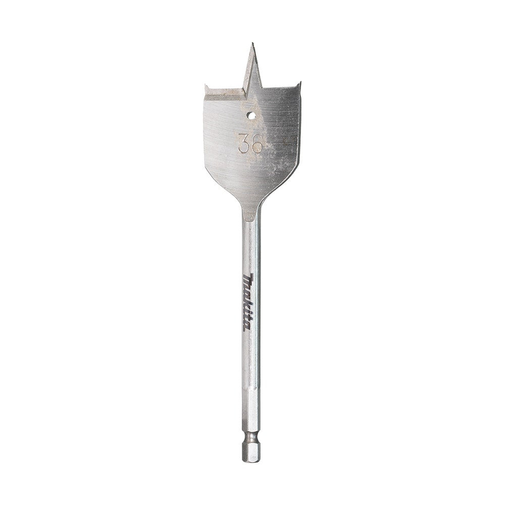 MAKITA 36 X 150mm Flat Wood Spade Bit - 1 4 Hex E-17348
