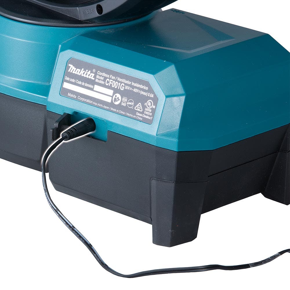 MAKITA 40V Max 235mm Jobsite Fan Skin CF001GZ