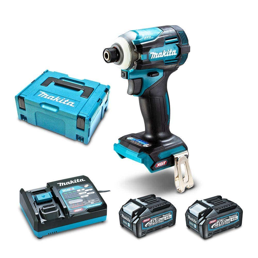 MAKITA 40V Max XGT Brushless 1 4inch Impact Driver Kit TD001GM201