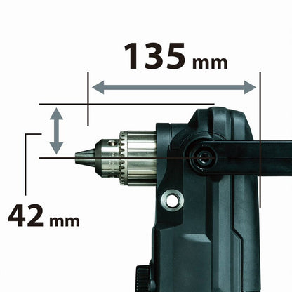 MAKITA 40V Max XGT Brushless Right Angle Drill Skin DA001GZ
