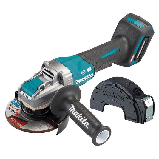 MAKITA 40V Max XGT Brushless X-Lock 2 x 4.0Ah 125mm Paddle Switch Angle Grinder Kit GA047GM202