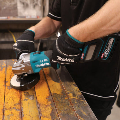 MAKITA 40V Max XGT Brushless 2 x 4.0Ah 125mm Slide Switch Angle Grinder Kit GA023GM201