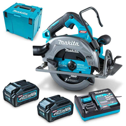 MAKITA 40V Max XGT Brushless AWS 185mm Circular Saw Kit HS003GM201