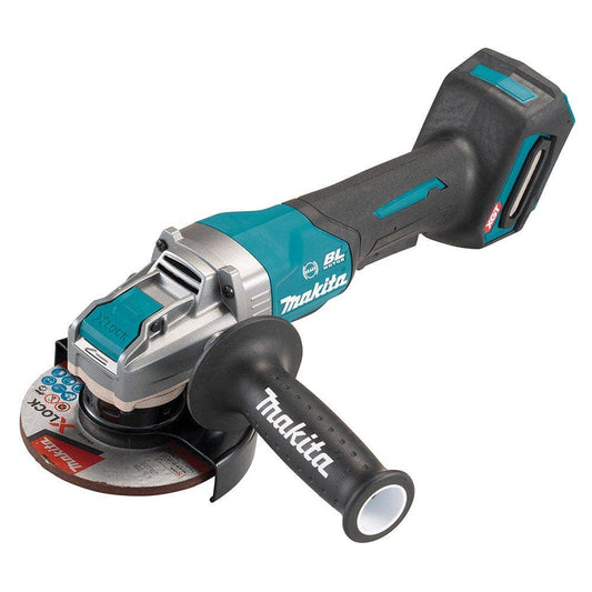 MAKITA 40V Max XGT Brushless X-Lock 2 x 4.0Ah 125mm Paddle Switch Angle Grinder Kit GA047GM202