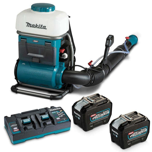MAKITA 40V Max XGT Brushless 2 x 8.0Ah Backpack Mist Blower Kit PM001GL202