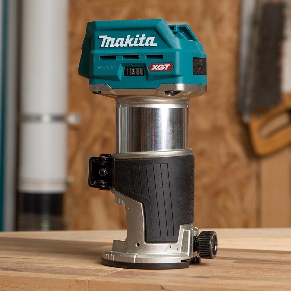 MAKITA 40V Max XGT Brushless 1 4 Laminate Trimmer with Accessory Kit RT001GZ03