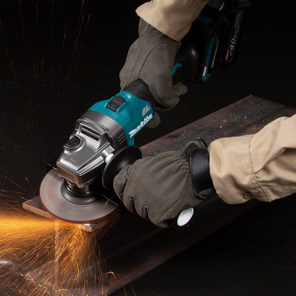 MAKITA 40V Max XGT Brushless 125mm Slide Switch Angle Grinder Kit GA005GM201