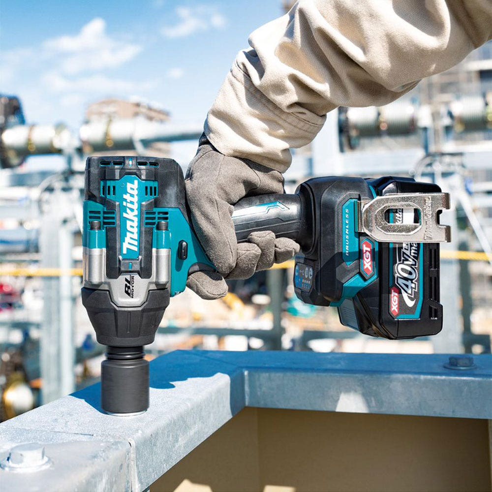 MAKITA 40V Max XGT Brushless 1 2 Mid-Torque Pin Detent Impact Wrench Skin TW008GZ