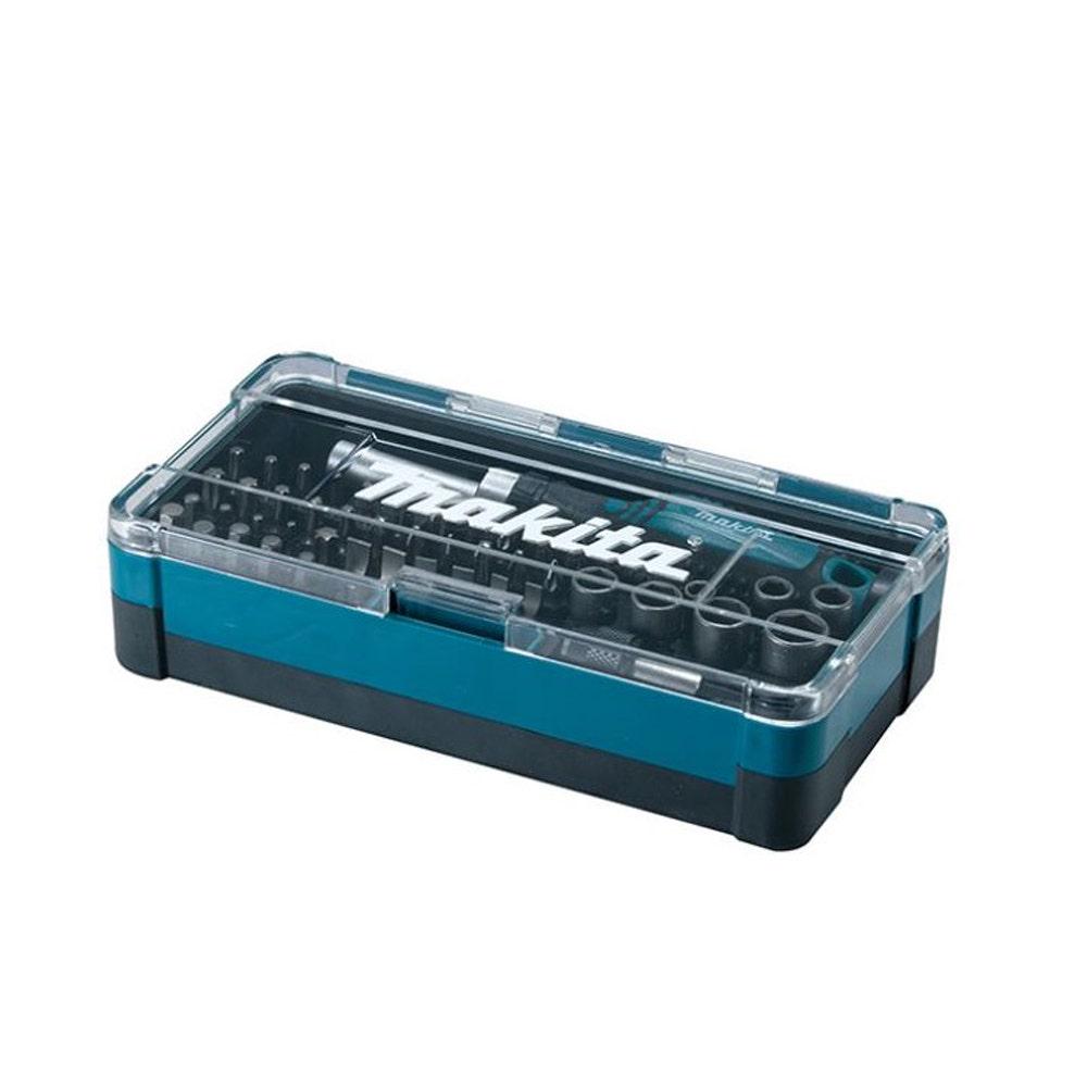 MAKITA 47 pce Sockets and Ratchets Screwdriver Bit Set B46224