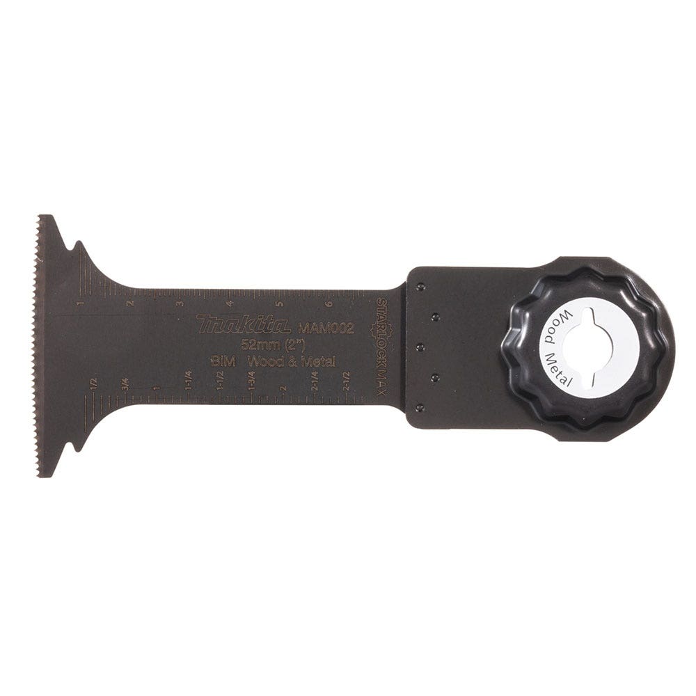 MAKITA 52mm Starlock Max Multi-Tool for Wood and Metal Plunge Saw Blade B-66416