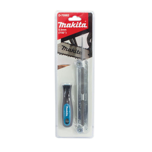 MAKITA 5.5mm Sharpening File w. Guide and Handle Kit D70982