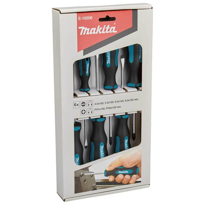 MAKITA 6 Piece Screwdriver Set E-10506