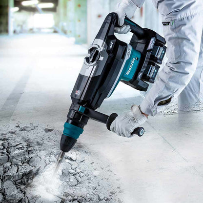 MAKITA 80V Max (40Vx2) XGT Brushless 2 x 5.0Ah SDS Max Rotary Hammer Kit HR006GT201