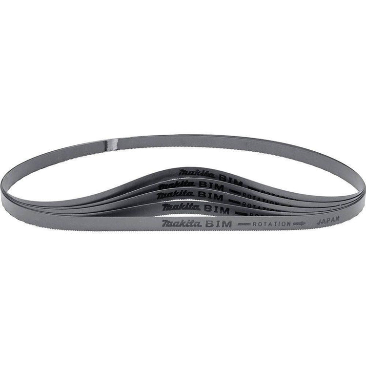 MAKITA 835mm 24TPI Bi-Metal Bandsaw Blade - 5 Piece