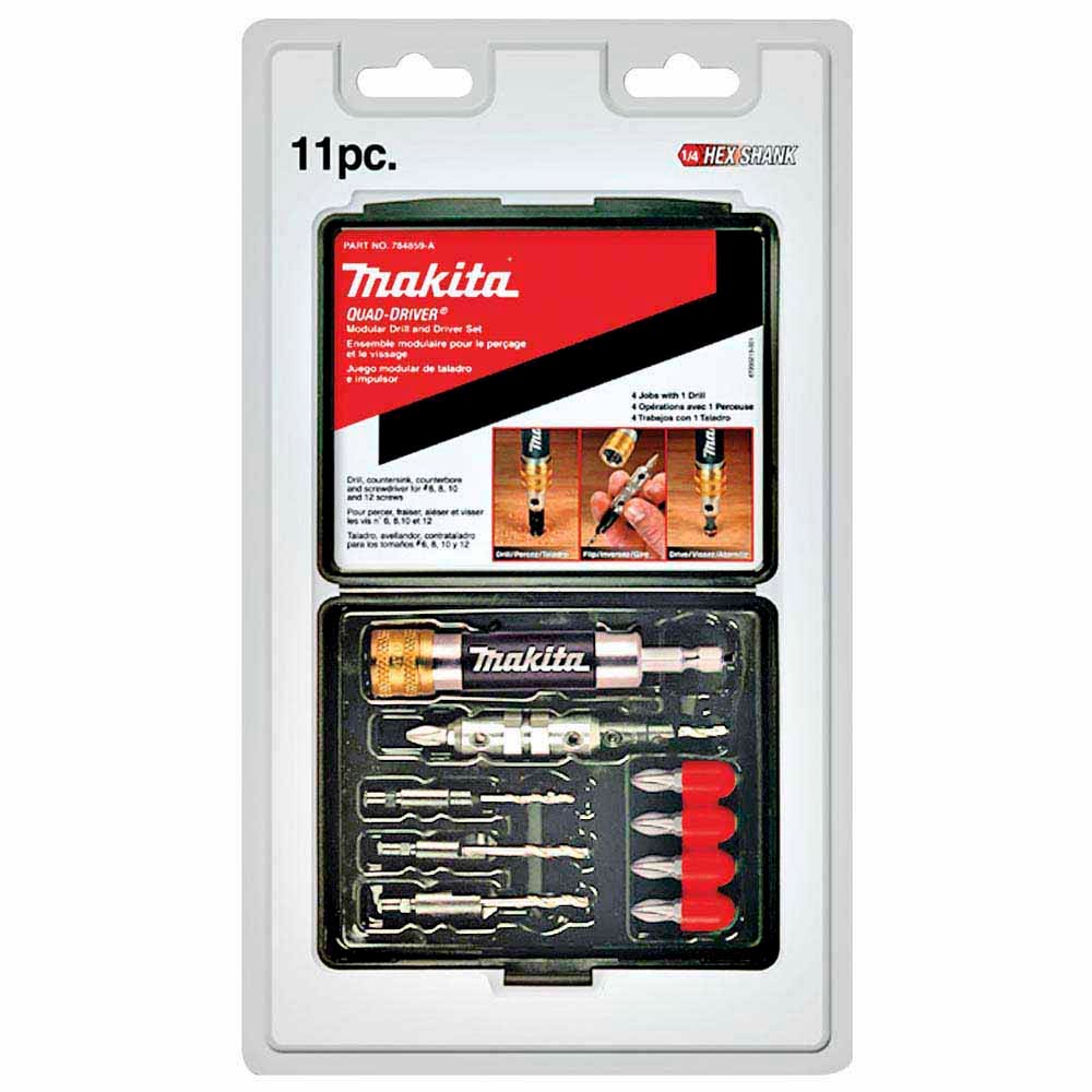 MAKITA Industrial Quad Driver Set - 11 Piece 784859A