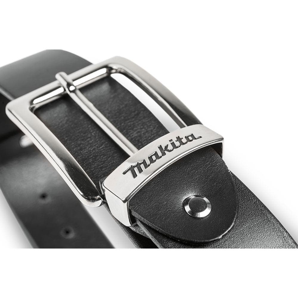 MAKITA Leather Belt in Black Medium E-05359