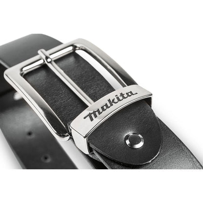 MAKITA Leather Belt in Black Medium E-05359