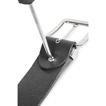 MAKITA Leather Belt in Black Medium E-05359