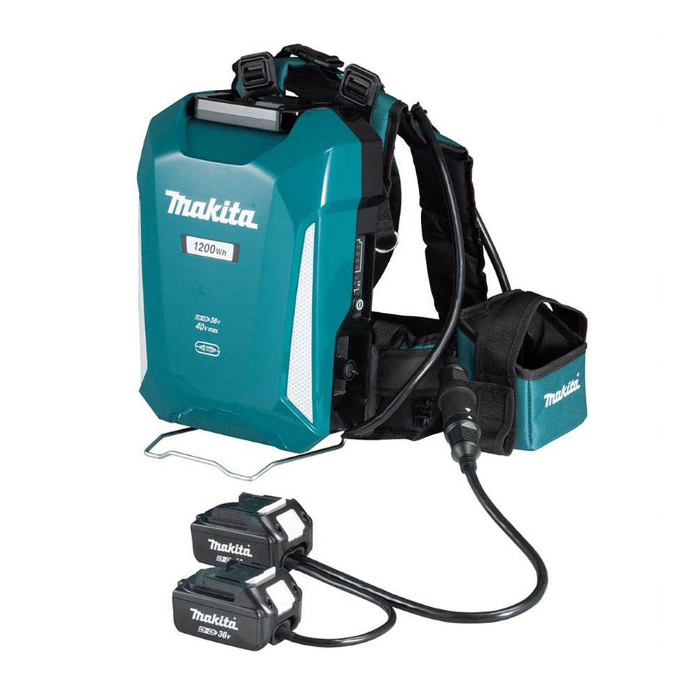 MAKITA Portable Power Supply Kit with Charger and 18Vx2 Adaptor PDC1200A01