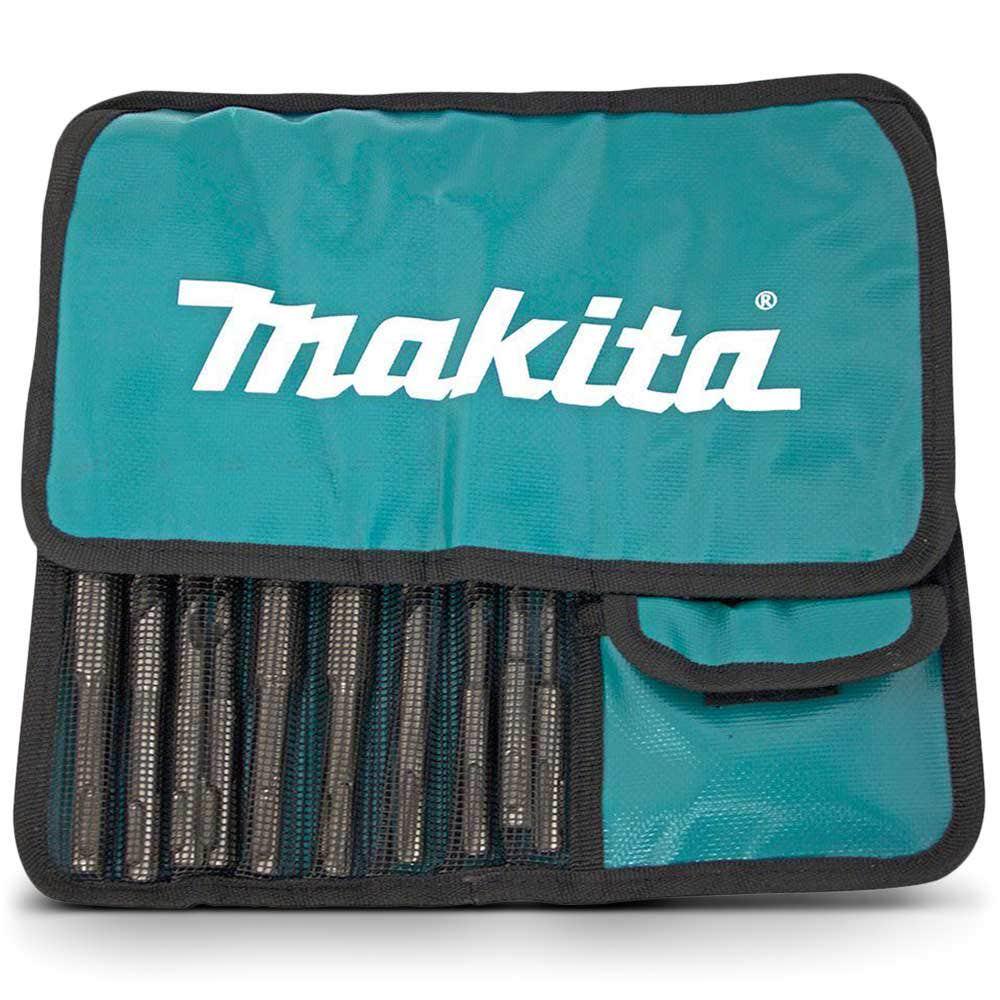 MAKITA SDS-Plus TCT Hammer Drill Bit and Chisel Set - 17 Piece D-53073