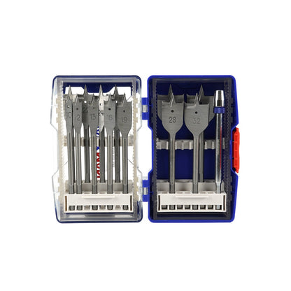 MARXMAN 10-38mm Spade Wood Drill Bit Set w Extension Bar - 13 Piece MSBS13PC