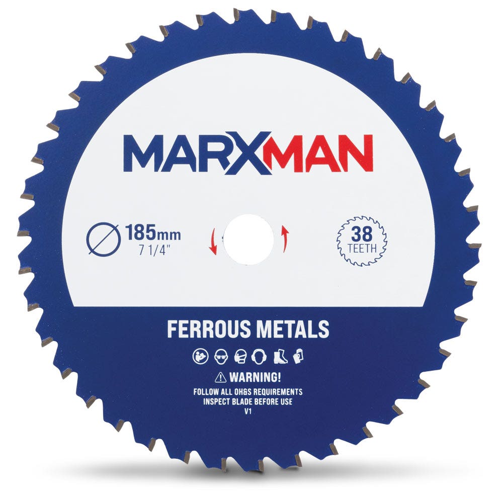 MARXMAN 185mm 38T TCT Metal Circular Saw Blade MMCSS18538