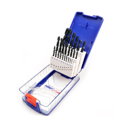 MARXMAN 1-13mm HSS-Blue Oxide Drill Bit Set - 25 Piece MHSSBOSET25PC