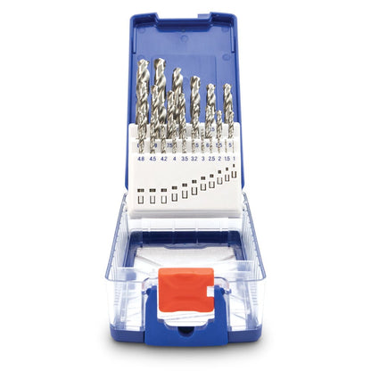 MARXMAN 1-13mm HSS Jobber Drill Bit Set - 25 Piece MHSSSET25PC