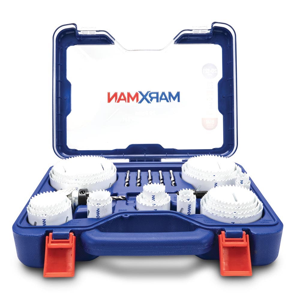 MARXMAN 20-121mm Bi-Metal Wood Mega Holesaw Set - 29 Piece MHSBIM29PC