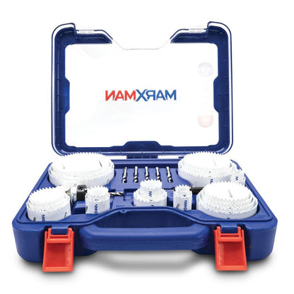 MARXMAN 20-121mm Bi-Metal Wood Mega Holesaw Set - 29 Piece MHSBIM29PC