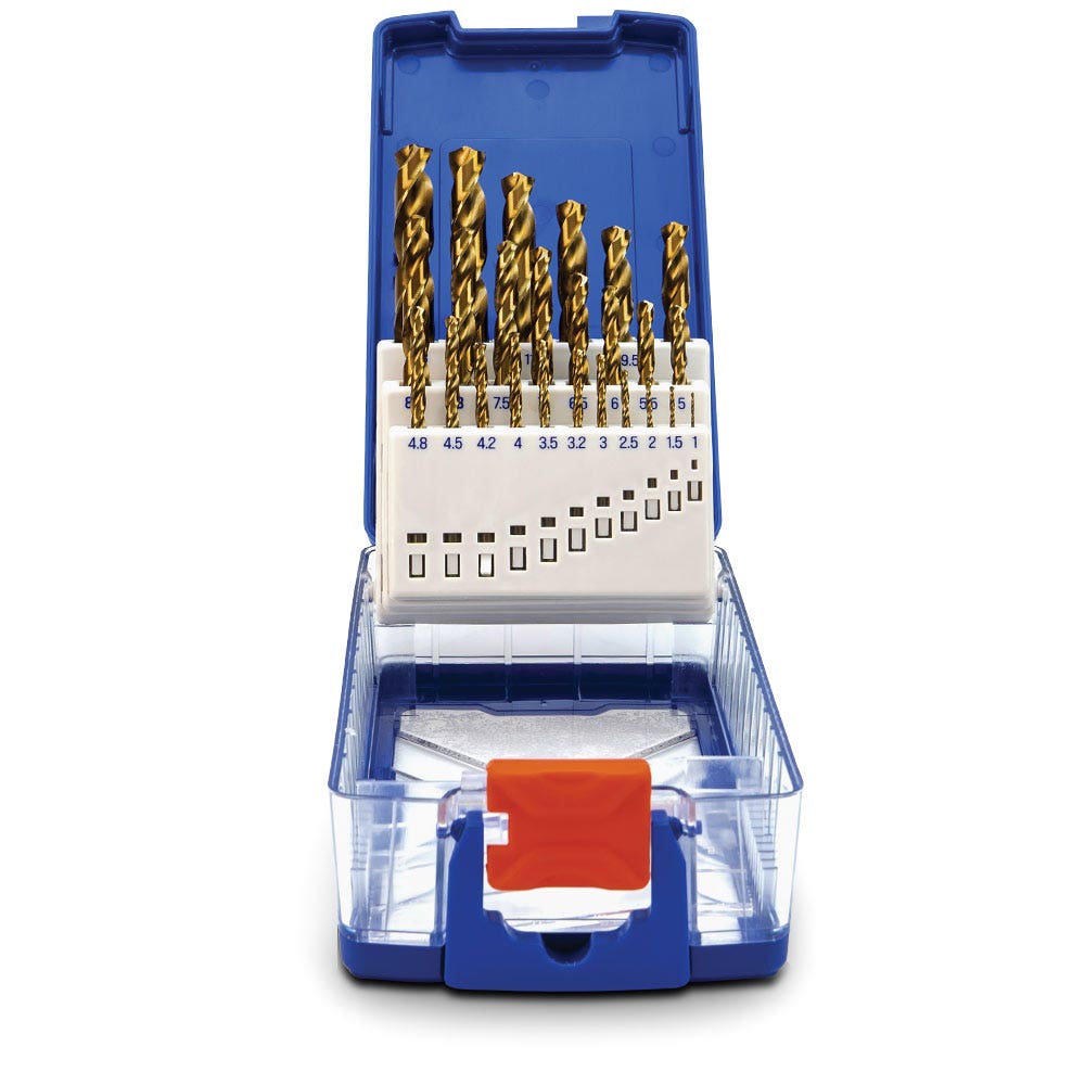 MARXMAN 25 Piece 1-13mm HSS Cobalt Jobber Drill Bit Set MCOBSET25PC