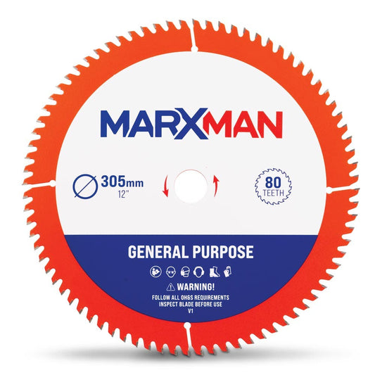 MARXMAN 305x30mm 80T TCT Wood G Purpose Circular Saw Blade MMCSS30580