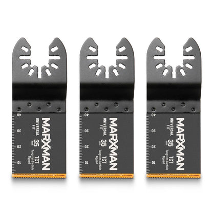 MARXMAN 35x88mm TCT Multi-Tool Blade Set - 3 Piece MOMTTCT3PC