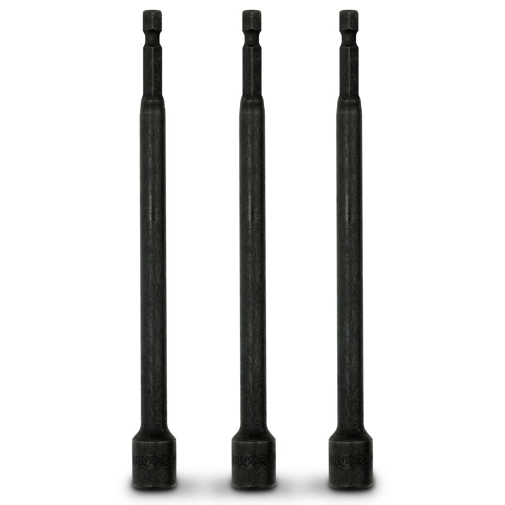 MARXMAN 3 8x150mm Magnetic Power Impact Nutsetter Bit - 3 Piece MN381503PC