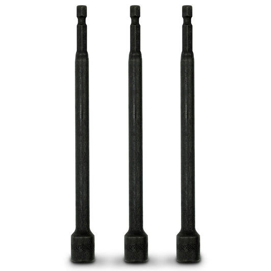 MARXMAN 3 8x150mm Magnetic Power Impact Nutsetter Bit - 3 Piece MN381503PC