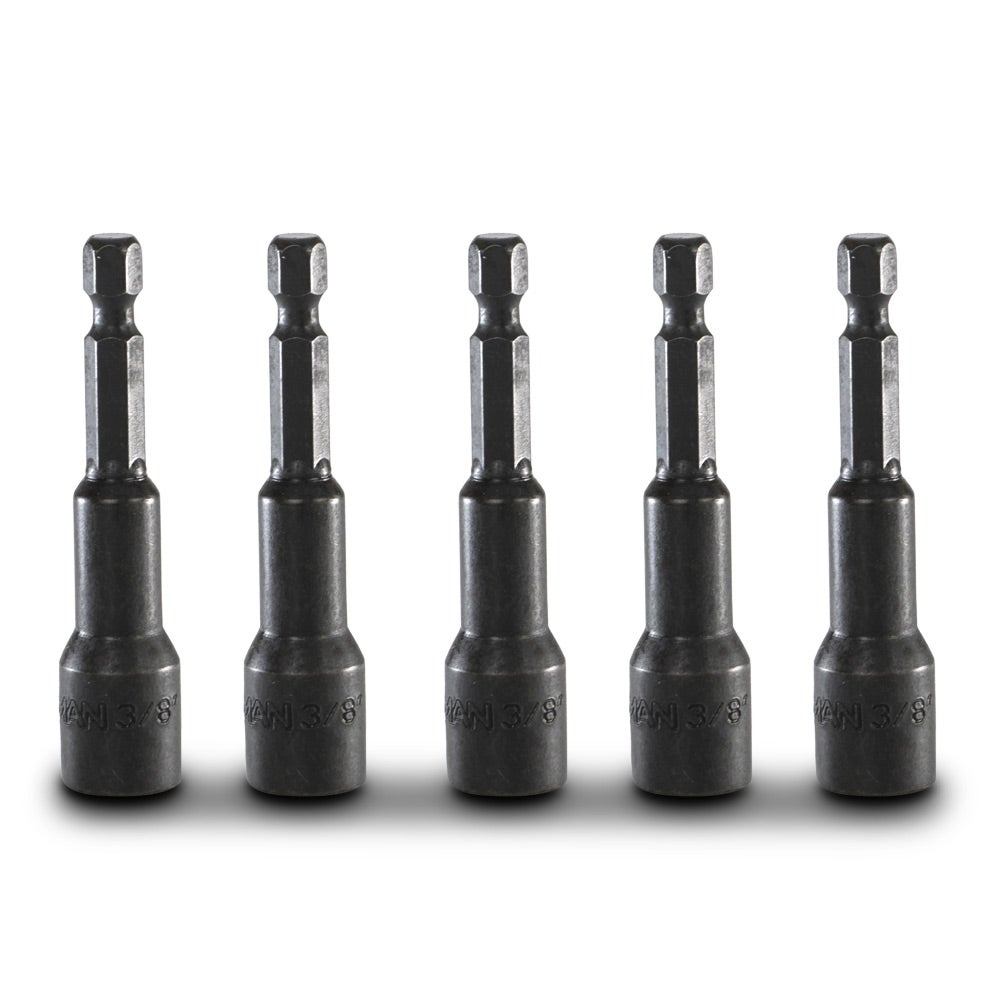 MARXMAN 3 8x65mm Magnetic Power Impact Nutsetter Bit - 5 Piece MN38655PC