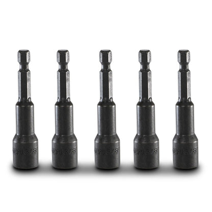 MARXMAN 3 8x65mm Magnetic Power Impact Nutsetter Bit - 5 Piece MN38655PC