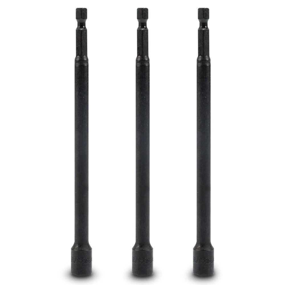 MARXMAN 5 16x150mm Magnetic Power Impact Nutsetter Bit - 3 Piece MN5161503PC