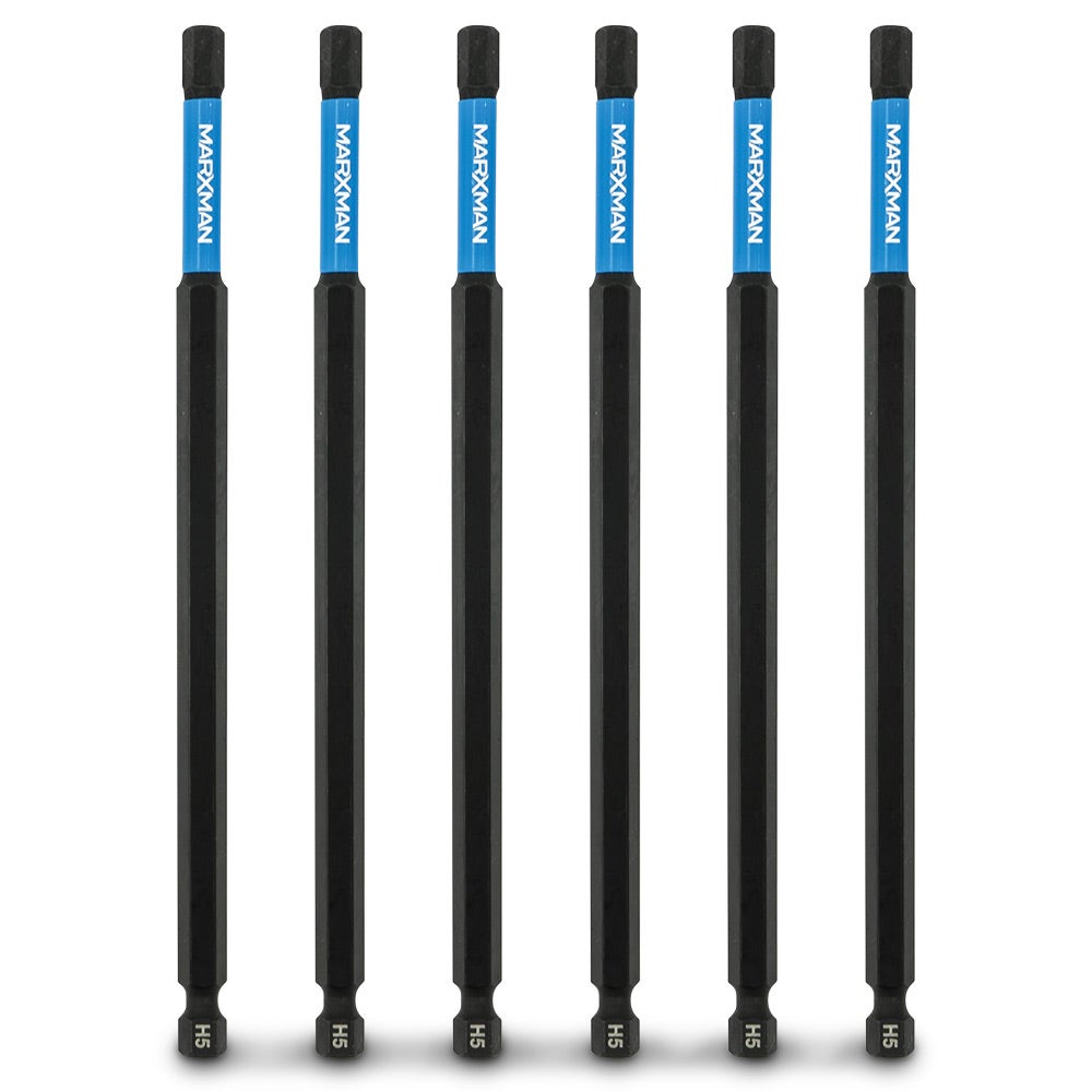 MARXMAN 5x150mm Hex Power Impact Screwdriver Bit - 6 Piece MSDBH51506PC