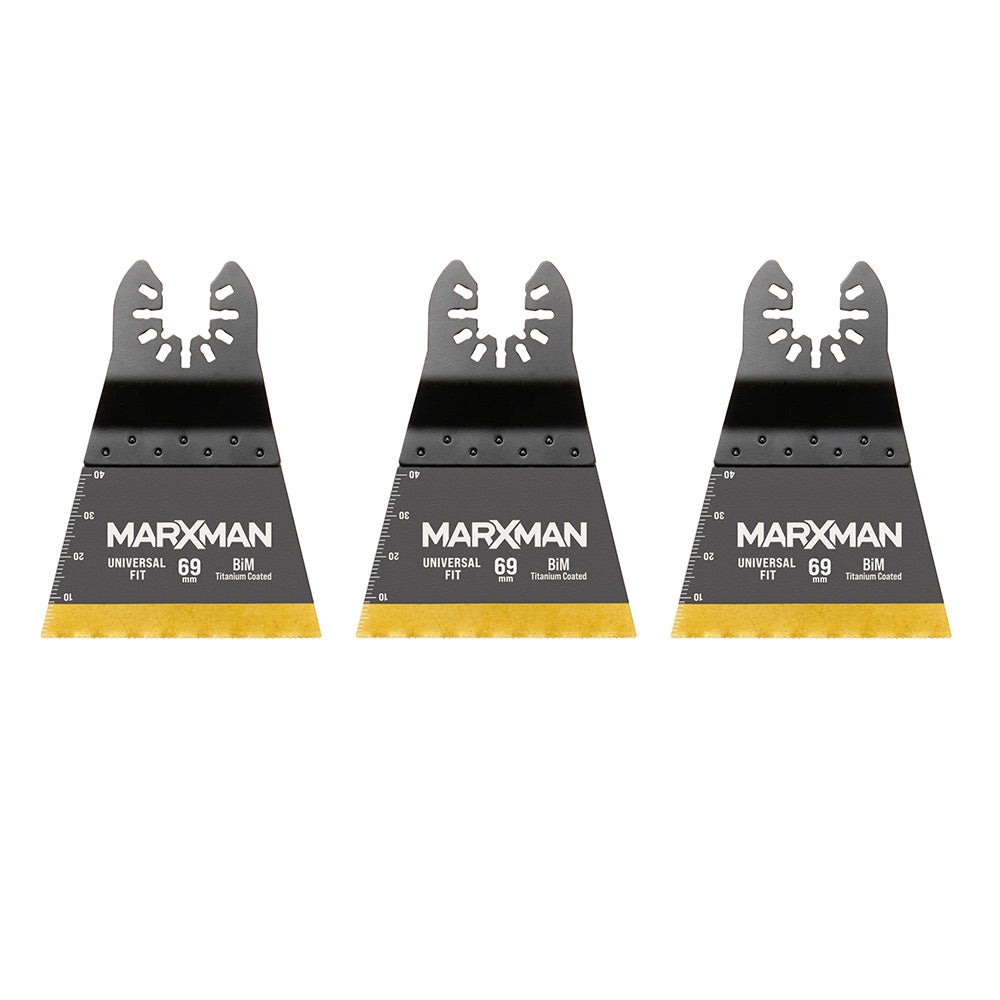 MARXMAN 69x90m Bi-Metal Multi-Tool Plunge Blade Set - 3 Piece MOMTBIM693PC